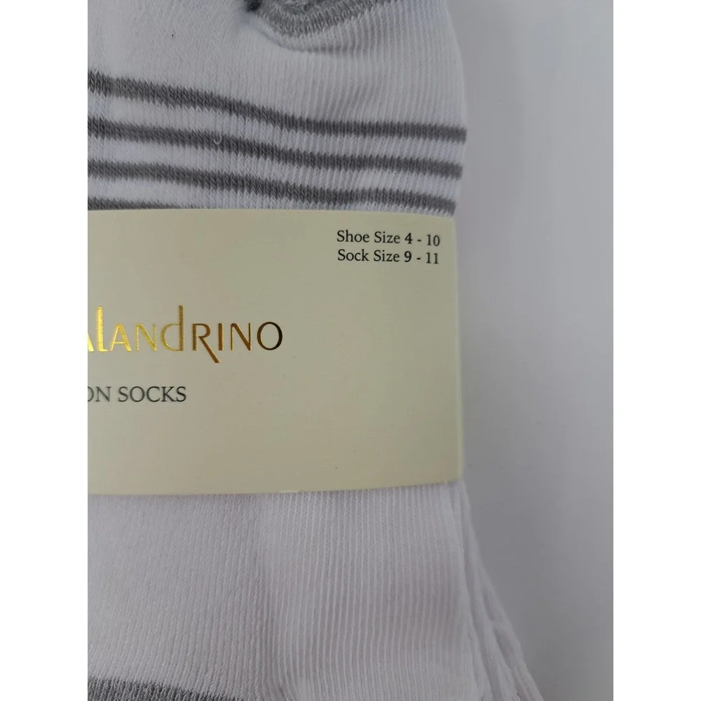 Catherine Malandrino Womens No Show Cushion White Socks 6pk Shoe Size 4-10